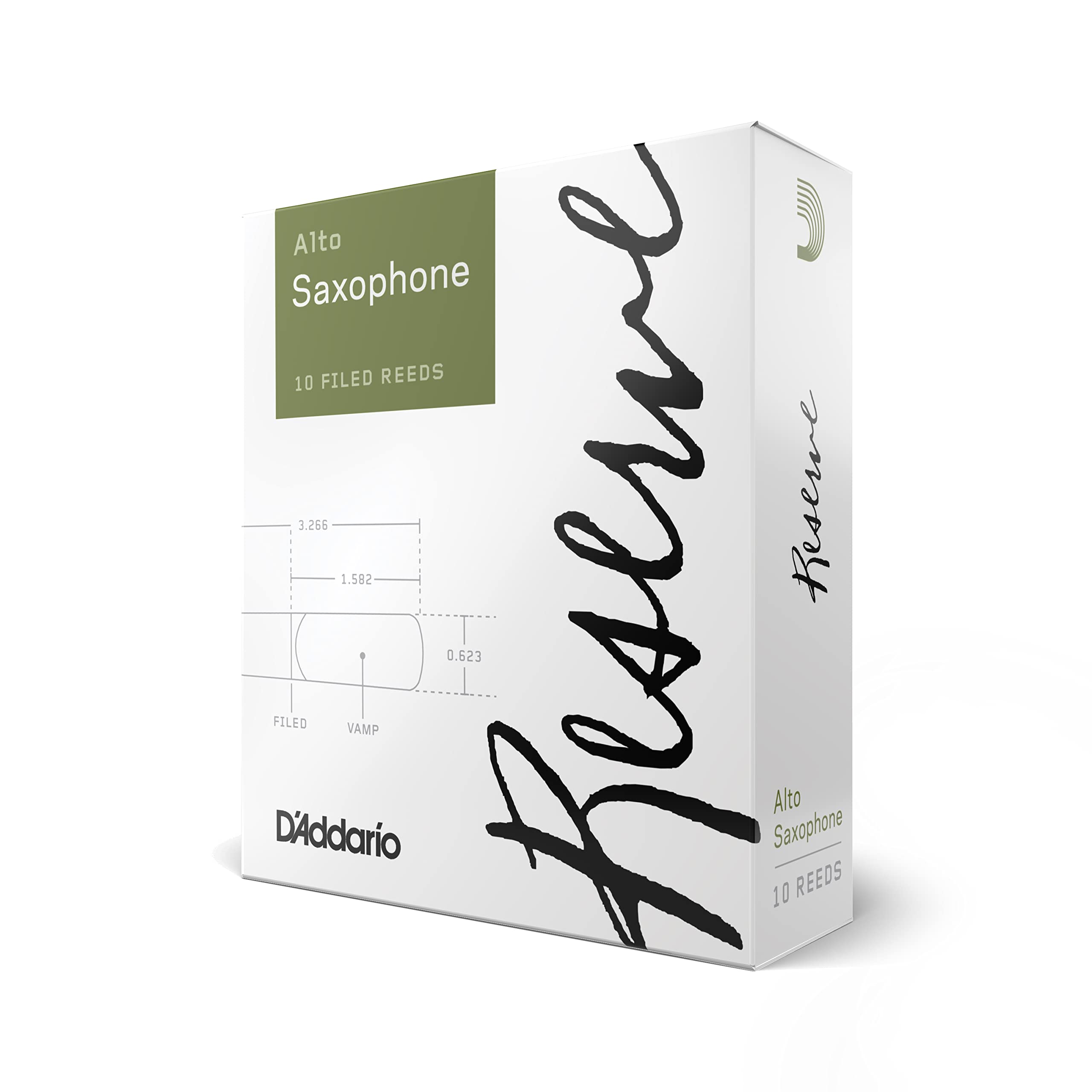 CAÑA CAJA D ADDARIO RESERVE SAX ALTO 2.5 / 10PK – Music Shop PTY