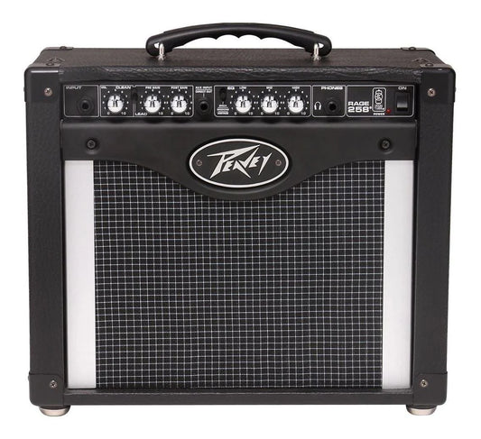 Amplificador Para Guitarra Entrada De 1-4 Plg 25 W - 8 Ohms 8 Plg Negro Peavey RAGE258