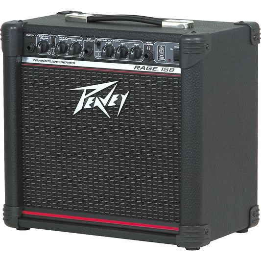 AMPLIFICADOR PEAVEY RAGE158 15W - 4 OHMS 8 PLG. NEGRO