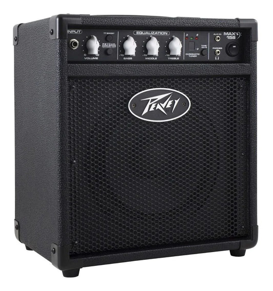AMPLIFICADOR PEAVEY MAX 158-II P/BAJO 4 OHMS 8 PLG 15 WATTS