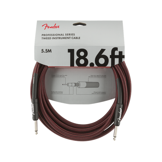 CABLE FENDER INST. PRO SERIES 18.6 RED TWD