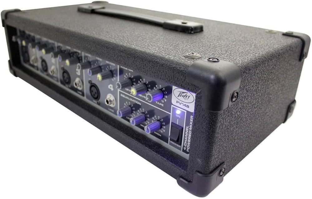 CONSOLA ANALOGA AMPLIFICADA 4 CANALES PEAVEY PVI4B – Music Shop PTY