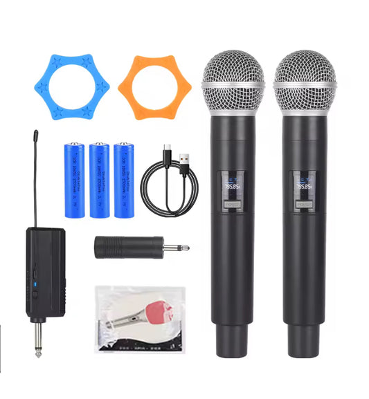 Set de Micrófonos Inalámbricos Profesionales