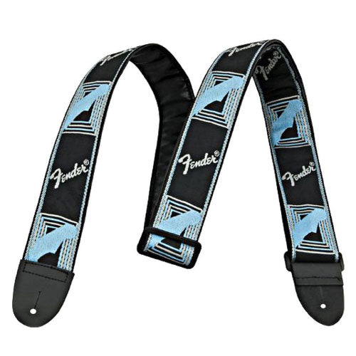Strap de Guitarra Fender BLK/LT GRAY/BLUE Mono