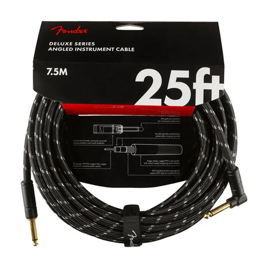 Cable para Guitarra Fender Deluxe 25’ BTWD