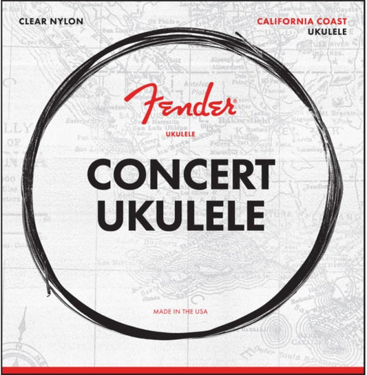 Cuerdas Fender Concert de Ukulele