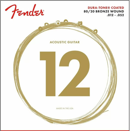 Cuerdas Fender de Guitarra Acústica 880L Coated 12-52