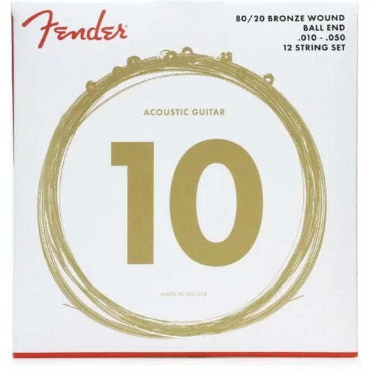 Cuerdas Fender de Guitarra 70-12L BRZ 10-50
