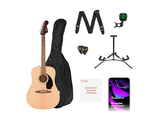Pack de Guitarra Fender CA Redondo Debut NAT