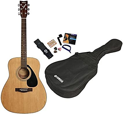 Pack de Guitarra Acústica Yamaha Folk Natural