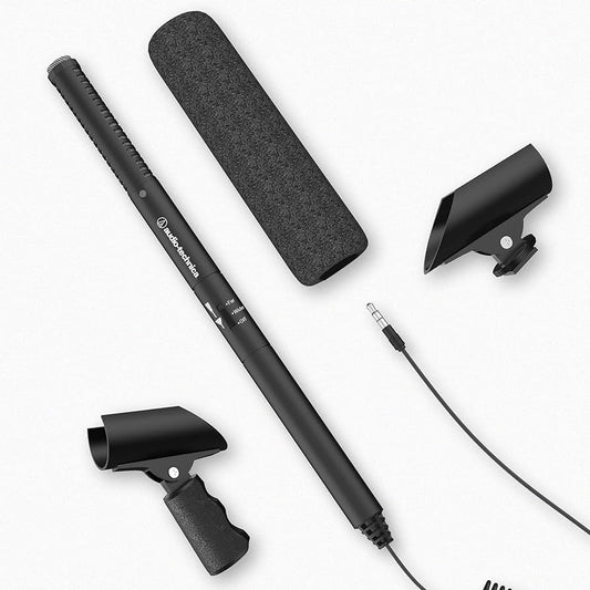 Micrófono Audio-Technica para Instrumento Condensador Shotgun Cardioide