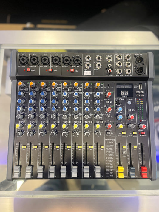 Consola Soundmark C648DSP 10CH 6XLR Input BT/USB Cuchilla