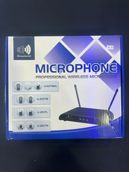 Micrófono Inalámbrico Doble Headset Soundmark U-207H UHF