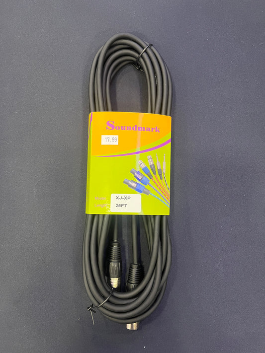 Cable Soundmark XLR JACK-XLR Plug 25 Pies XLRJ-XLRP-25