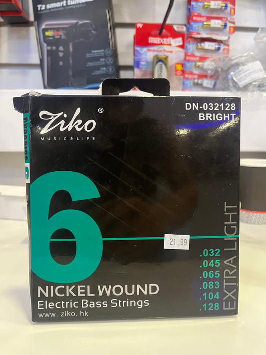 Cuerdas Ziko de Bajo Eléctrico Extra Light DN-032128