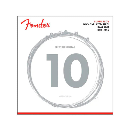 Cuerdas Fender para Guitarra Eléctrica Ball End 10-46