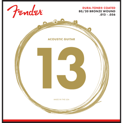 Cuerdas Fender para Guitarra Acústica 80/20 13-56