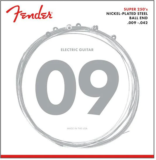 Cuerdas para Guitarra Eléctrica Fender Ball End 9-42