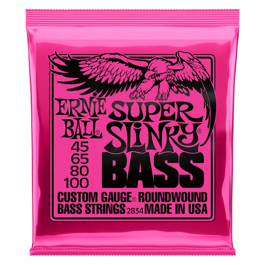 Cuerdas de Bajo Ernie Ball Super Slinky 45-100