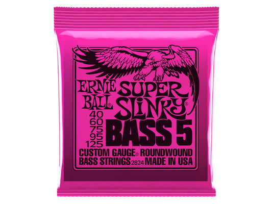 Cuerdas de Bajo Ernie Ball Súper Slinky 40-125
