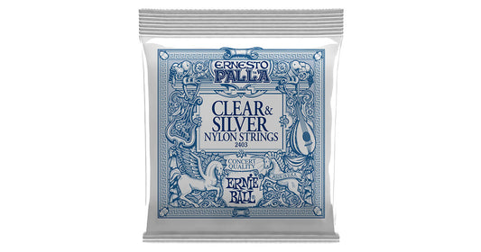 Cuerdas Ernie Ball Ernesto Palla Clear&Silver Nylon Strings