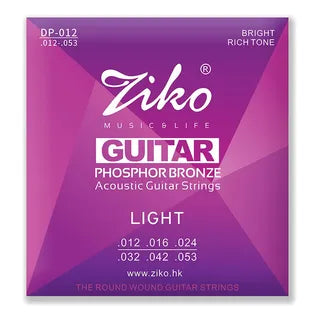 Cuerdas de Guitarra Ziko Light 12-53