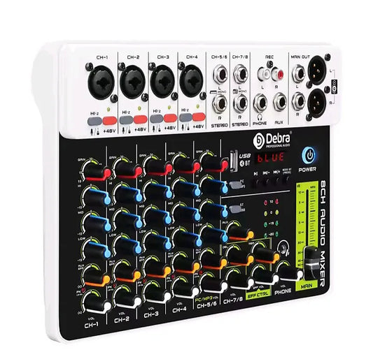 Consola Debra de Audio 8CH Mixer