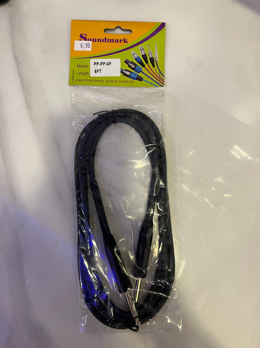 Cable Soundmark 1/4 -1/4 6ft PP-PP-6