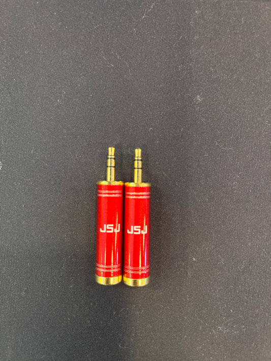 Adaptador Soundmark 1/4 a 3.5 MM Rojo HQ Unidad T-322